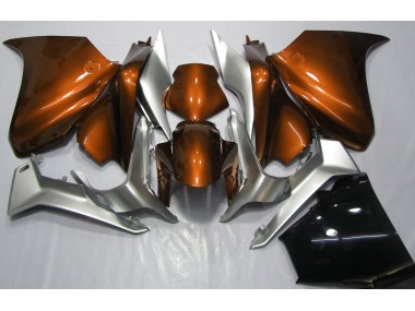 Orange and Silver 10-13 Honda VFR1200 Fairings