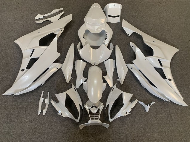 Pearl White 06-07 Yamaha R6 Fairings