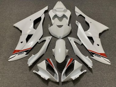 Pearl White 08-16 Yamaha R6 Fairings