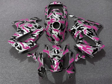 Pink Camo 02-12 Honda VFR800 Fairings