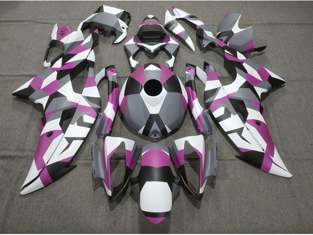 Pink Camo Plain 08-16 Yamaha R6 Fairings