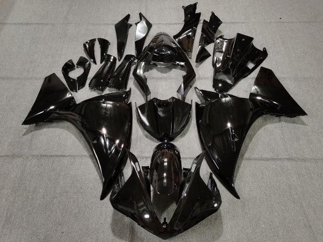 Plain Gloss Black 09-11 Yamaha R1 Fairings