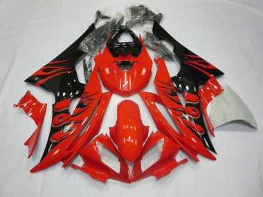 Red Flame 08-16 Yamaha R6 Fairings