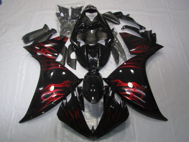 Red Flame 09-11 Yamaha R1 Fairings