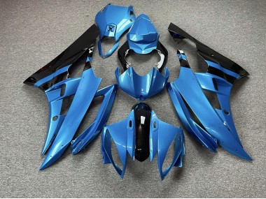 Sky Blue and Black 06-07 Yamaha R6 Fairings