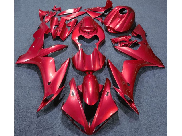 Solid Red 04-06 Yamaha R1 Fairings