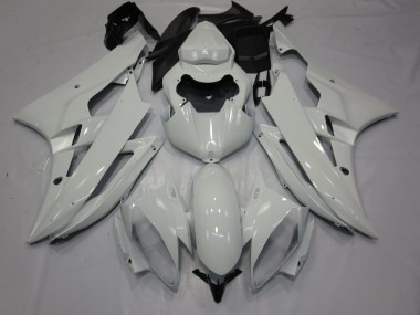 White Gloss 06-07 Yamaha R6 Fairings